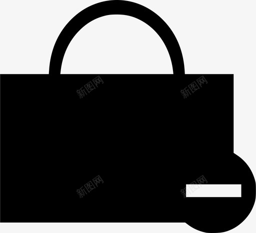 购物袋钱包取下图标svg_新图网 https://ixintu.com 取下 购物袋 钱包