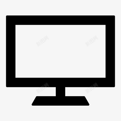 电视液晶电视led电视图标svg_新图网 https://ixintu.com led电视 显示器 液晶电视 电视 电视屏幕