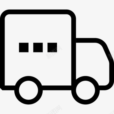 货车货物交付流程图标图标