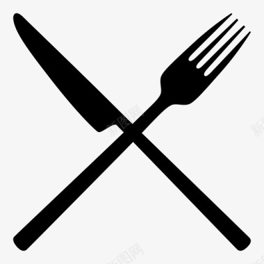 刀叉晚餐就餐图标图标