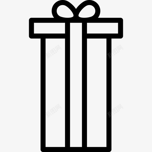 圣诞礼物形状圣诞概要图标svg_新图网 https://ixintu.com 圣诞概要 圣诞礼物 形状