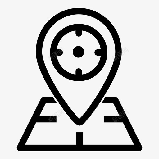 地图针罗盘gps图标svg_新图网 https://ixintu.com gps 地图针 定位 导航 旅行 罗盘