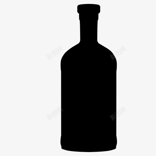 瓶装酒威士忌图标svg_新图网 https://ixintu.com 威士忌 瓶装酒