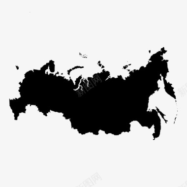 俄罗斯地图亚洲欧洲图标图标