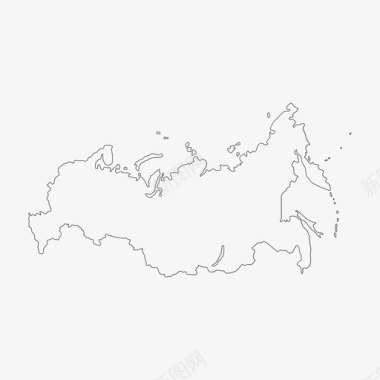 俄罗斯国家地图图标图标