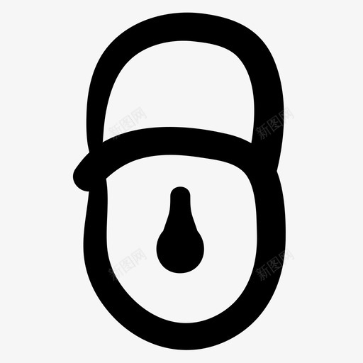 钥匙锁密码安全图标svg_新图网 https://ixintu.com 安全 密码 涂鸦综合办公室 钥匙锁