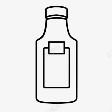 瓶子容器果汁图标图标