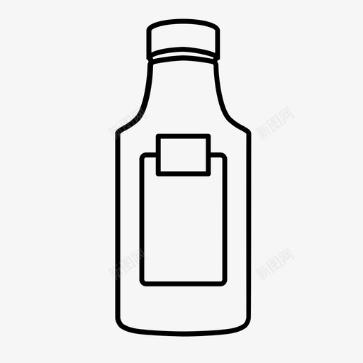 瓶子容器果汁图标svg_新图网 https://ixintu.com 容器 果汁 瓶子