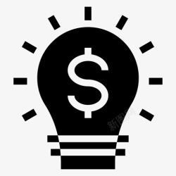 优化方案钱的想法光明灯泡图标高清图片