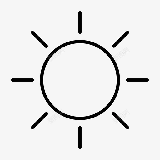 亮度亮度控制亮度等级图标svg_新图网 https://ixintu.com 亮度 亮度控制 亮度等级 太阳 等级