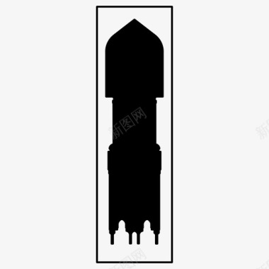 伊斯兰图案拱门建筑图标图标