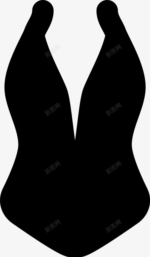 连体泳衣服装时尚图标svg_新图网 https://ixintu.com 女装 时尚 时尚女装 时尚女装mdsolid 服装 连体泳衣