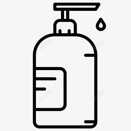手洗美容液体图标svg_新图网 https://ixintu.com 手洗 液体 美容 肥皂