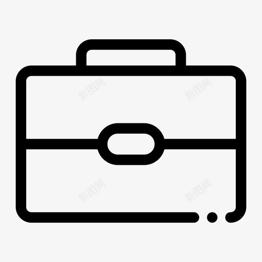 公文包包行李图标svg_新图网 https://ixintu.com 公文包 包 工作 手提箱 行李