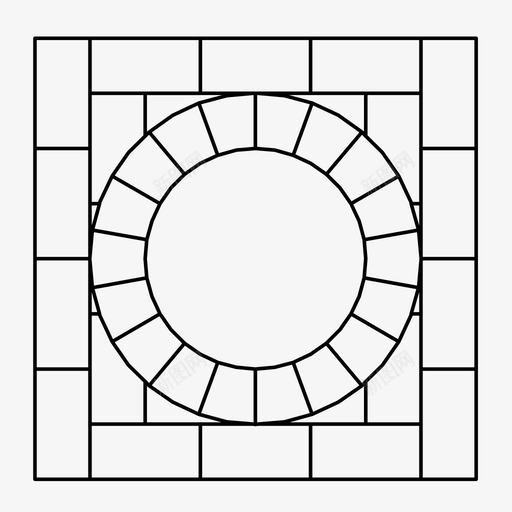 砌砖建筑图案图标svg_新图网 https://ixintu.com 图案 墙壁 建筑 砌砖