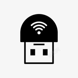 USB接收器wifi接收器加密狗无线图标高清图片