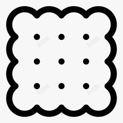 饼干纯饼干图标svg_新图网 https://ixintu.com 纯饼干 饼干
