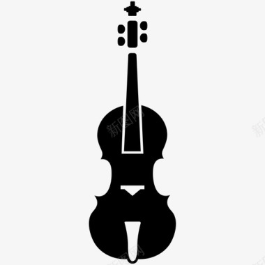中提琴乐器旋律图标图标