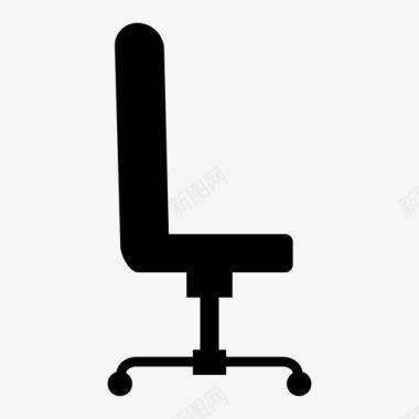 办公椅家具座椅图标图标