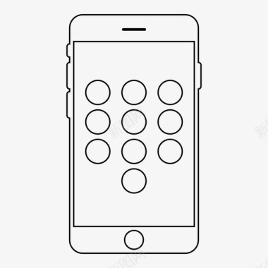 手机应用程序拨号板iphone图标图标