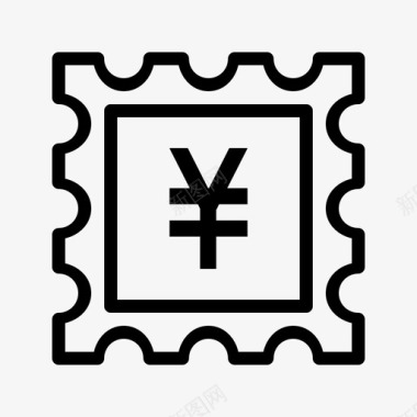 帐单货币日元图标图标