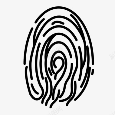 指纹指纹调查身份证图标图标