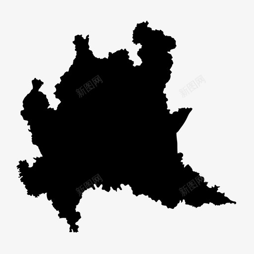 伦巴第地图欧洲意大利图标svg_新图网 https://ixintu.com 伦巴第地图 地区 意大利 欧洲 米兰