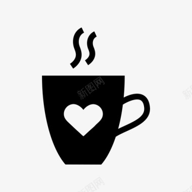 茶杯早餐咖啡杯图标图标
