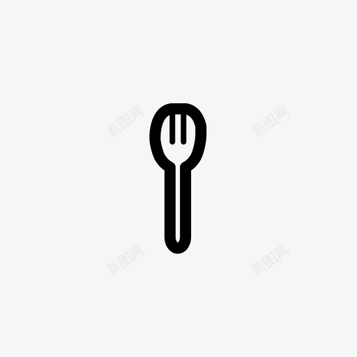 叉子餐叉食物图标svg_新图网 https://ixintu.com 叉子 桌子 食物 餐叉