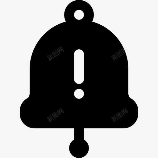 铃声警报提醒图标svg_新图网 https://ixintu.com 恶心的安全帐户警报20字形 提醒 警报 铃声