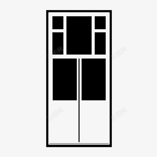 窗框玻璃窗图标svg_新图网 https://ixintu.com 家 开 景 框 玻璃窗 窗