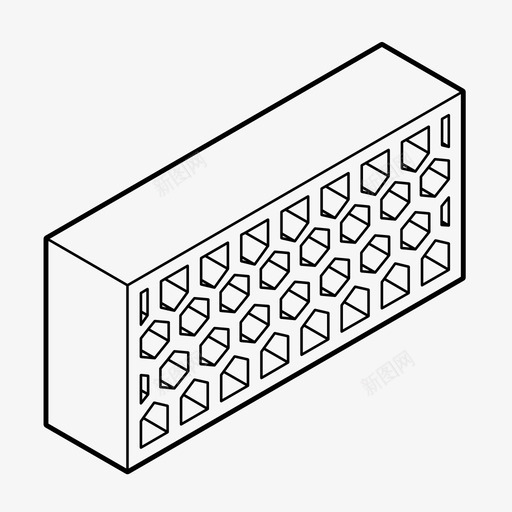 砖建筑陶瓷块图标svg_新图网 https://ixintu.com 墙 建筑 砖 陶瓷块