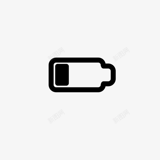 电池电量低巴设备图标svg_新图网 https://ixintu.com 巴 电池电量低 设备