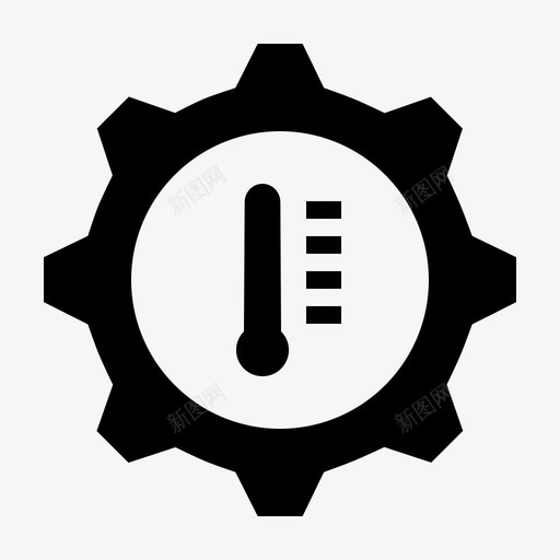 变速箱温度档位指示器图标svg_新图网 https://ixintu.com 变速箱温度 指示器 档位 汽车零件图示 警告