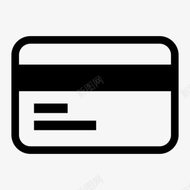 信用卡atm卡借记卡图标图标