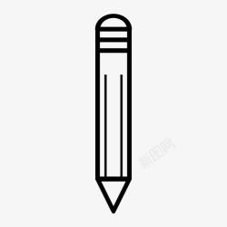 笔芯铅笔铅笔芯铅笔颜色图标高清图片