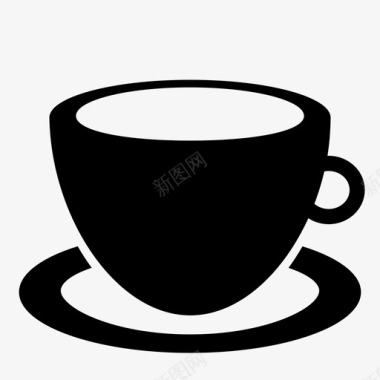 咖啡杯咖啡拿铁咖啡图标图标