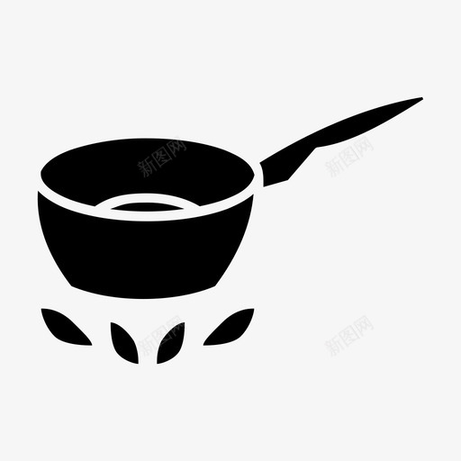 锅烹调锅炊具图标svg_新图网 https://ixintu.com 厨房锅 器具 炊具 烹调锅 锅 食物盘