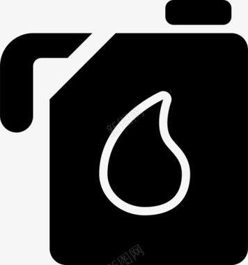 jerrycan汽油汽油罐图标图标