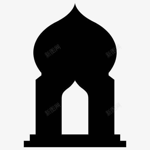 清真寺伊斯兰教穆斯林图标svg_新图网 https://ixintu.com 伊斯兰教 宗教 清真寺 穆斯林