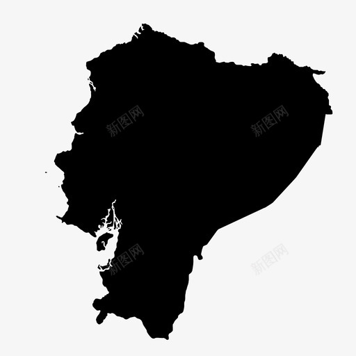 厄瓜多尔地图美国基多图标svg_新图网 https://ixintu.com 南部 厄瓜多尔地图 国家 基多 美国