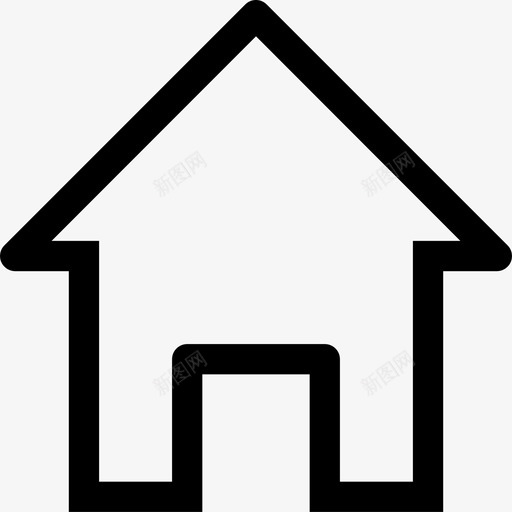 hosue家庭家图标svg_新图网 https://ixintu.com hosue linyiacons 保护 安全 家 家庭 房子