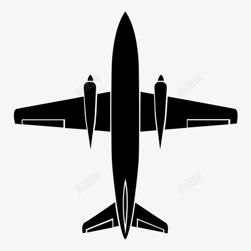 飞机机场运输图标svg_新图网 https://ixintu.com 机场 运输 飞机