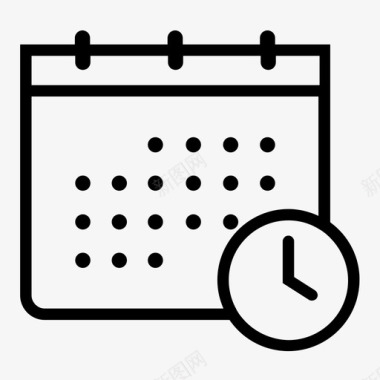 日程安排日程表会议图标图标