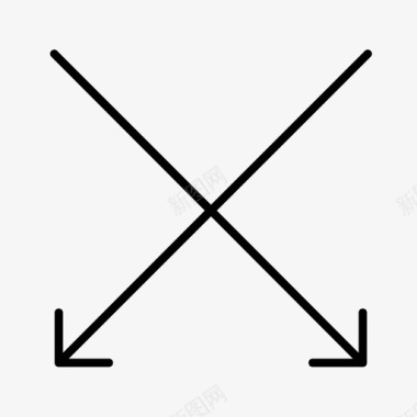 十字箭头盾徽十字路口图标图标