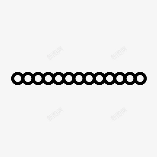 线圆装饰性图标svg_新图网 https://ixintu.com 图案 圆 线 虚线 装饰性