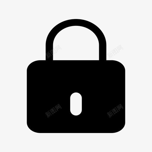锁隐私保护图标svg_新图网 https://ixintu.com 保护 安全 网络 锁 隐私