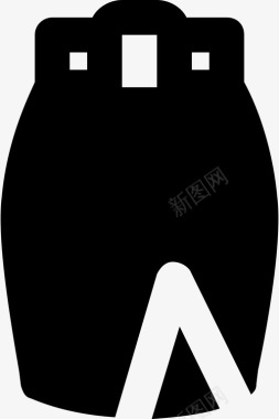 办公裙服装时尚图标图标