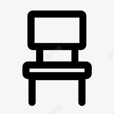 椅子长凳家具图标图标