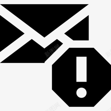 垃圾邮件电子邮件收件箱图标图标